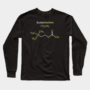 Acetylcholine Molecule Original Concept Long Sleeve T-Shirt